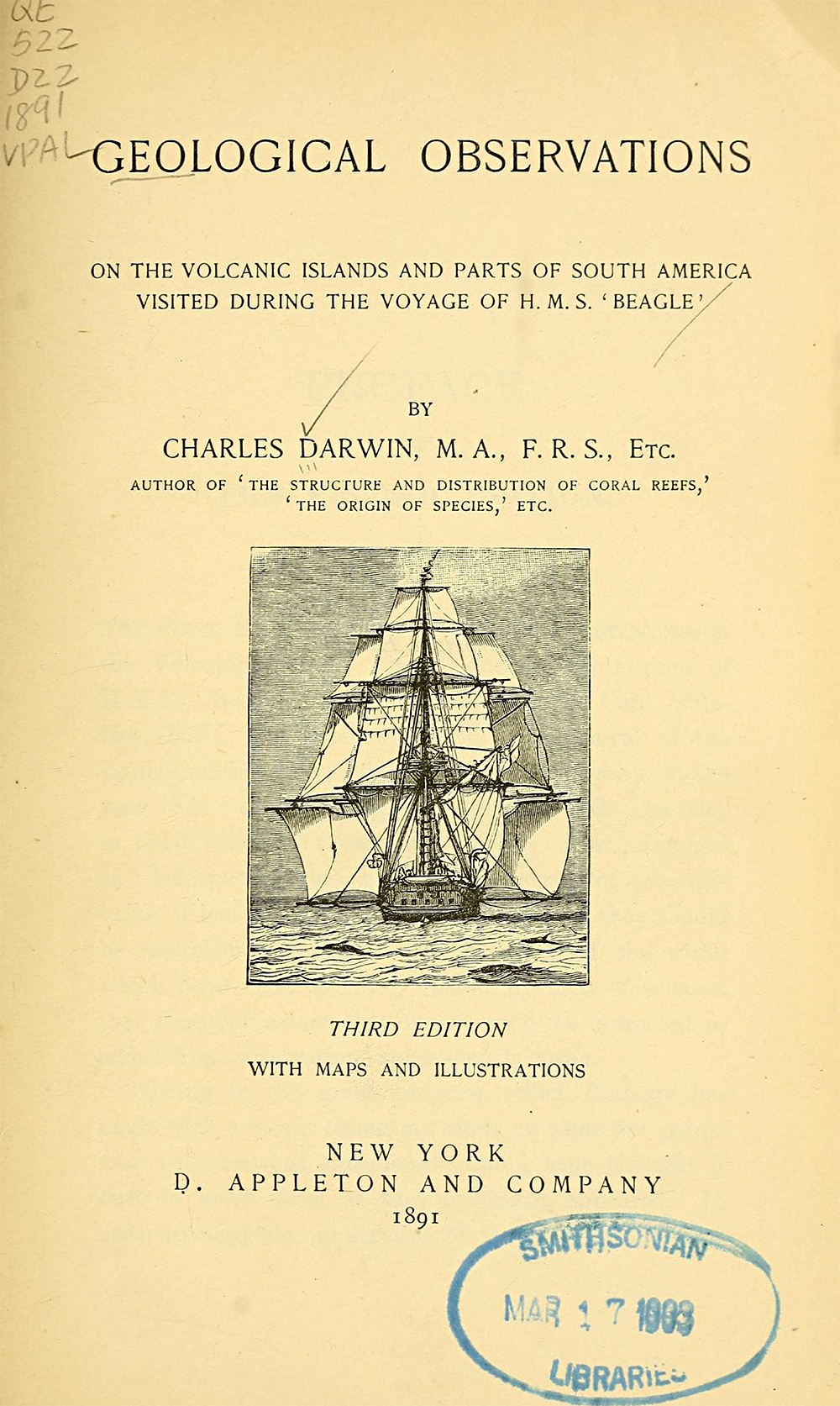 Darwin's Geological observations Darwin's Geological observations
